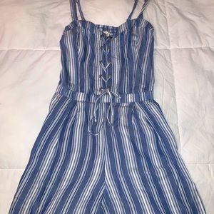 Hollister Criss Cross Tank Top Romper